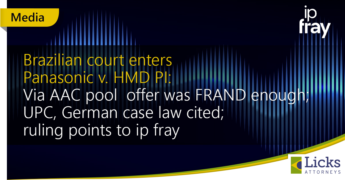 Brazilian court enter Panasonic v. HMD PI - POST.jpg